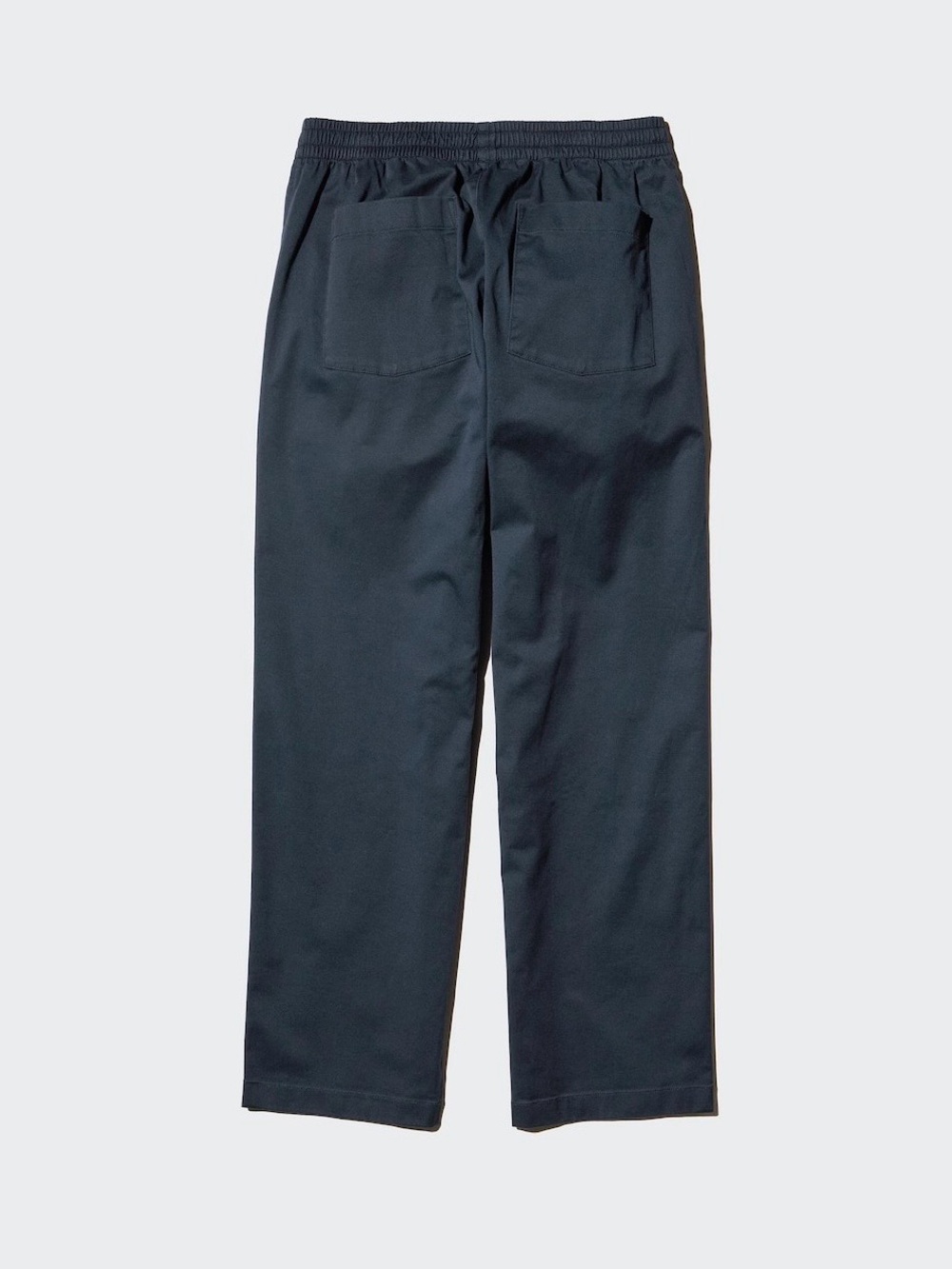 Uniqlo Unisex Cropped Straight Pants - Dark Grey